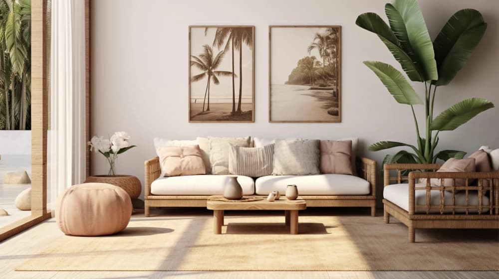 Sala de estar aconchegante com poltronas confortáveis e iluminação natural