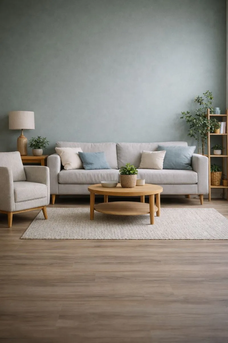Ambiente interno aconchegante e tranquilo de uma casa de cuidados